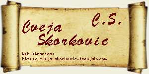 Cveja Skorković vizit kartica